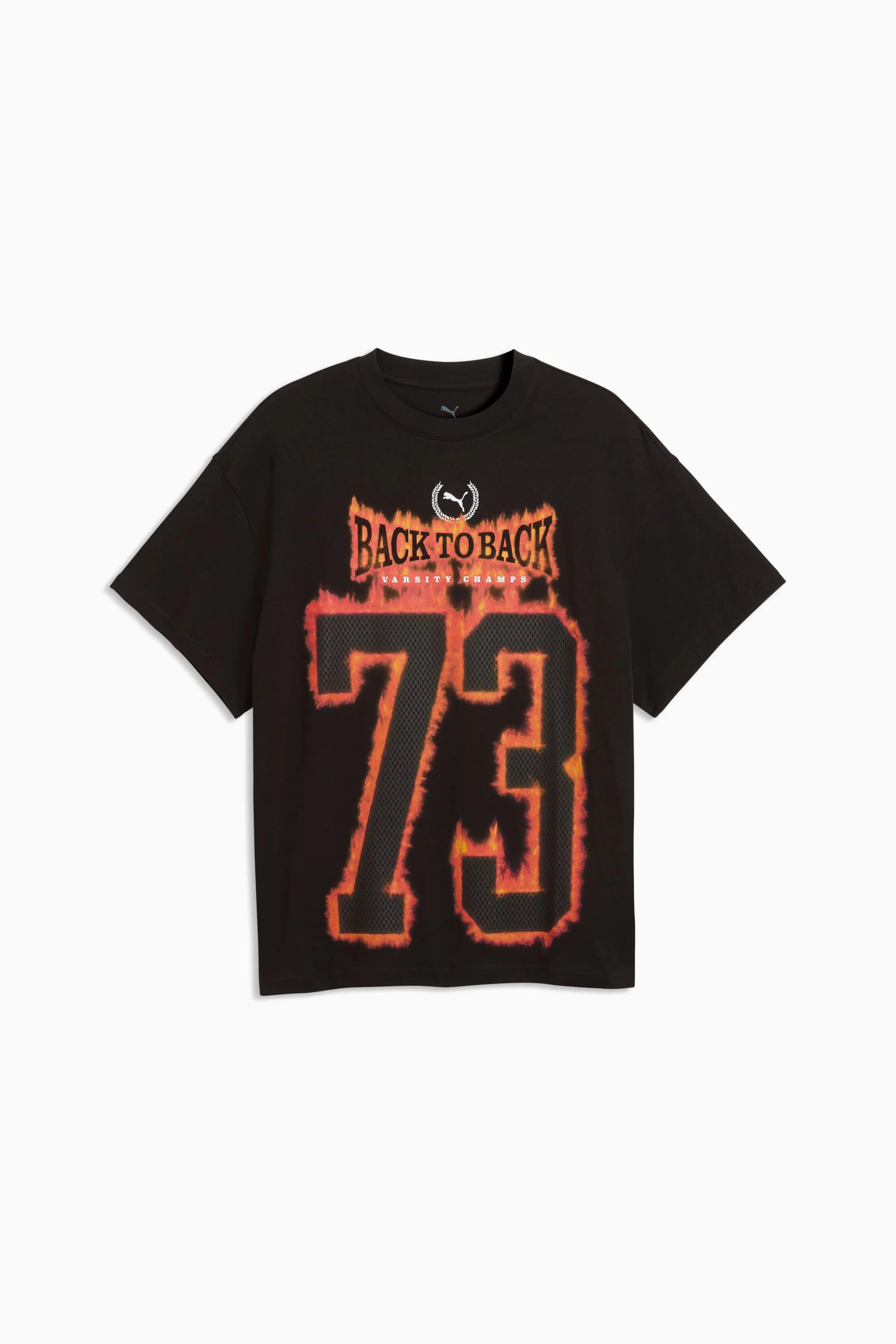 Back To Hoops Men's Oversized Basketball Tee - 1