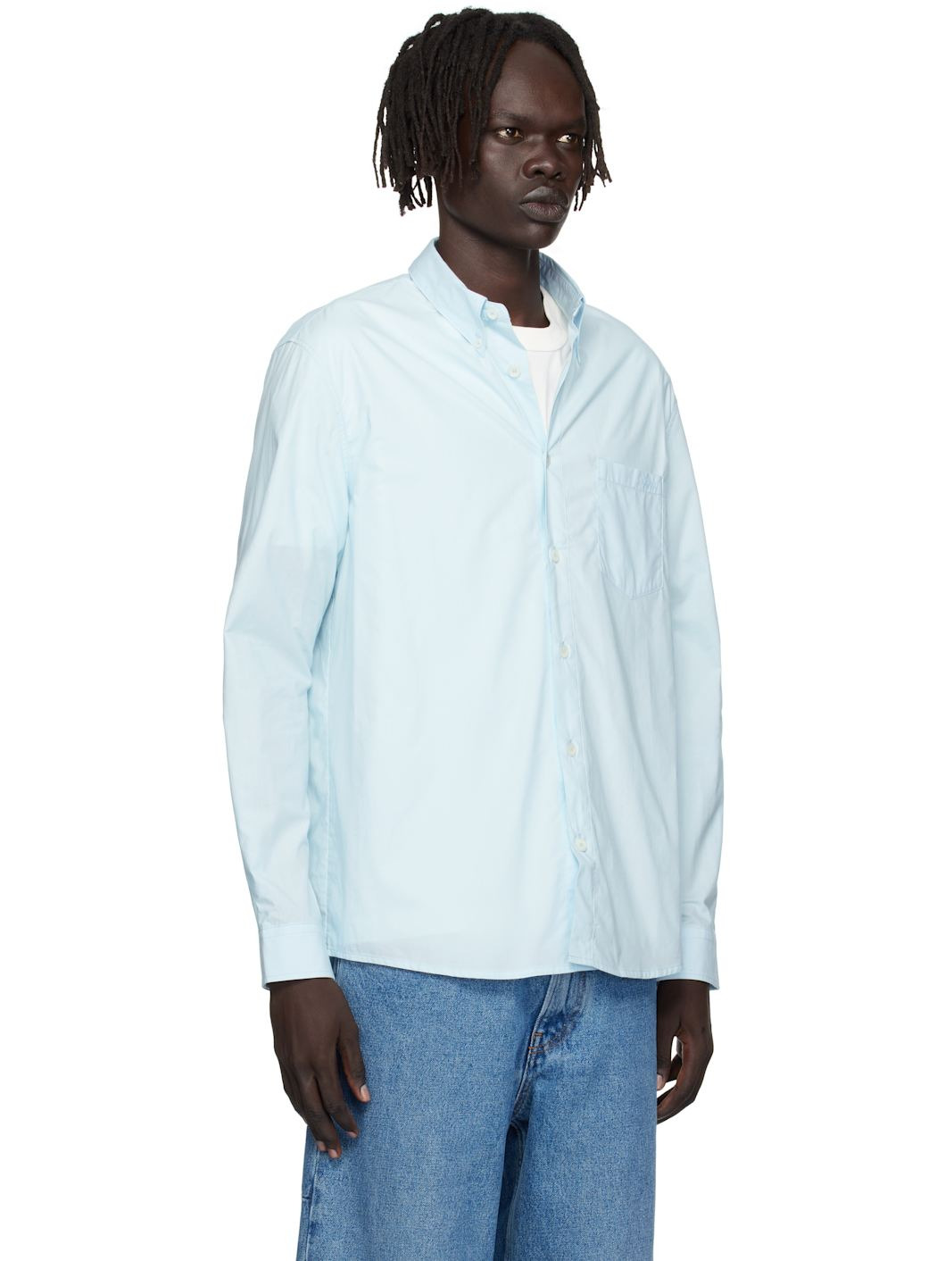 Blue Edouard Logo Shirt - 2
