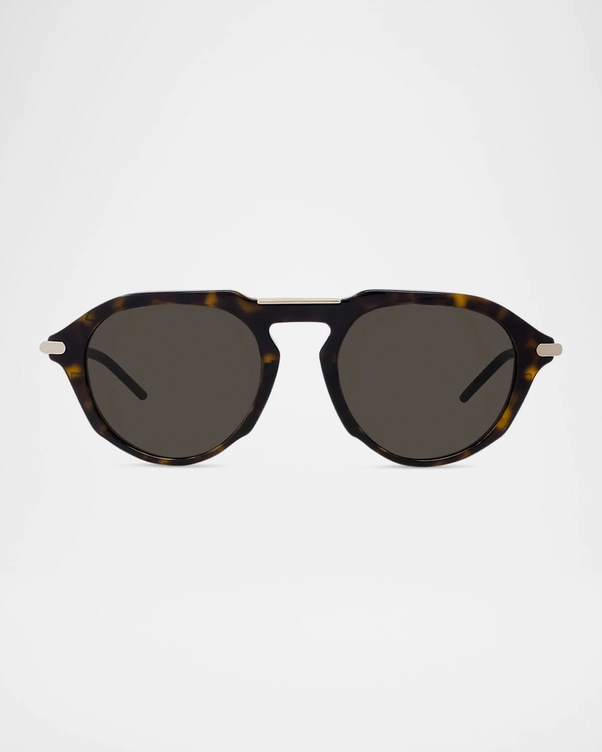 Men's GV One Acetate and Nylon Round Sunglasses - 1