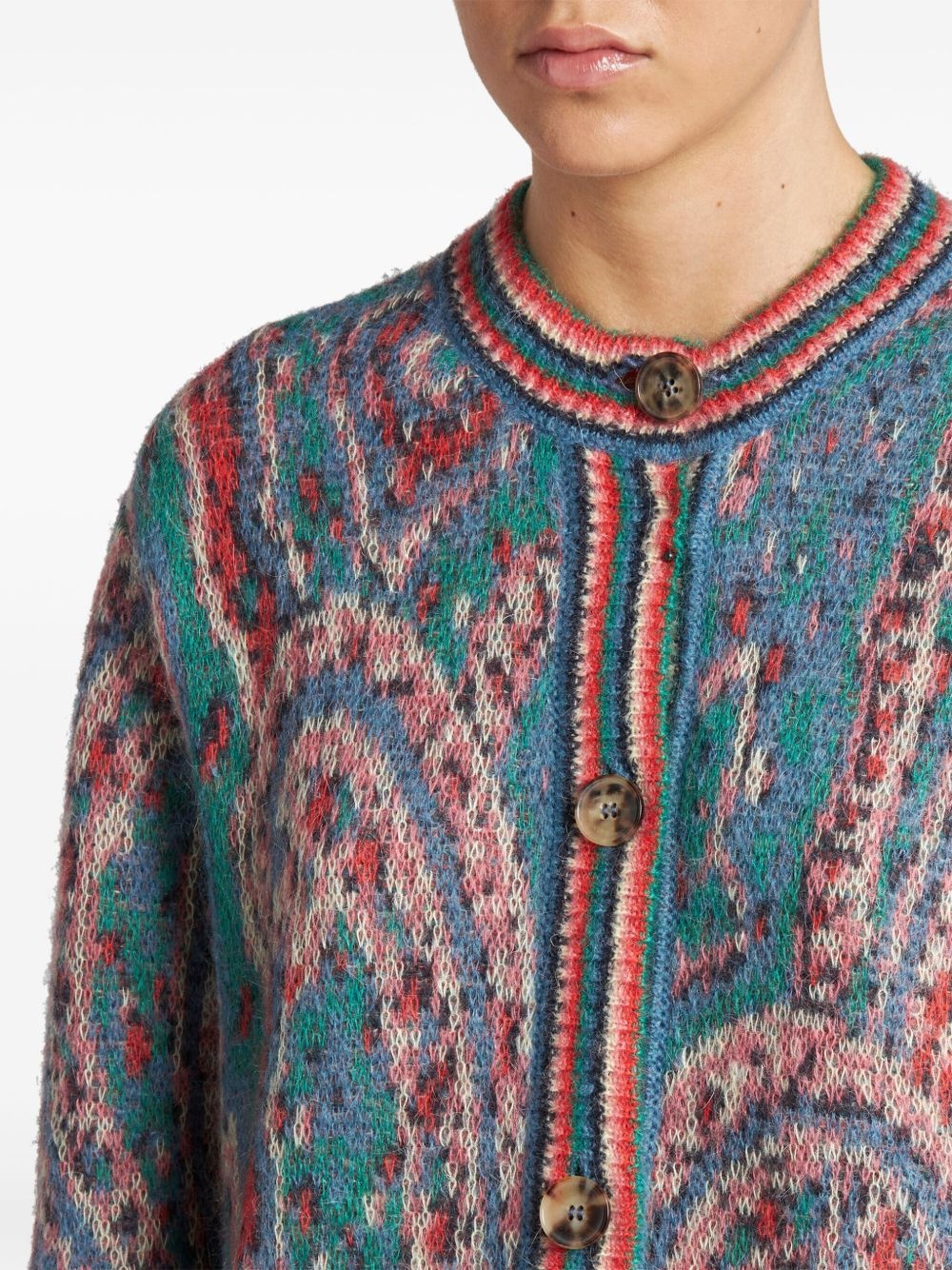 paisley cardigan - 5