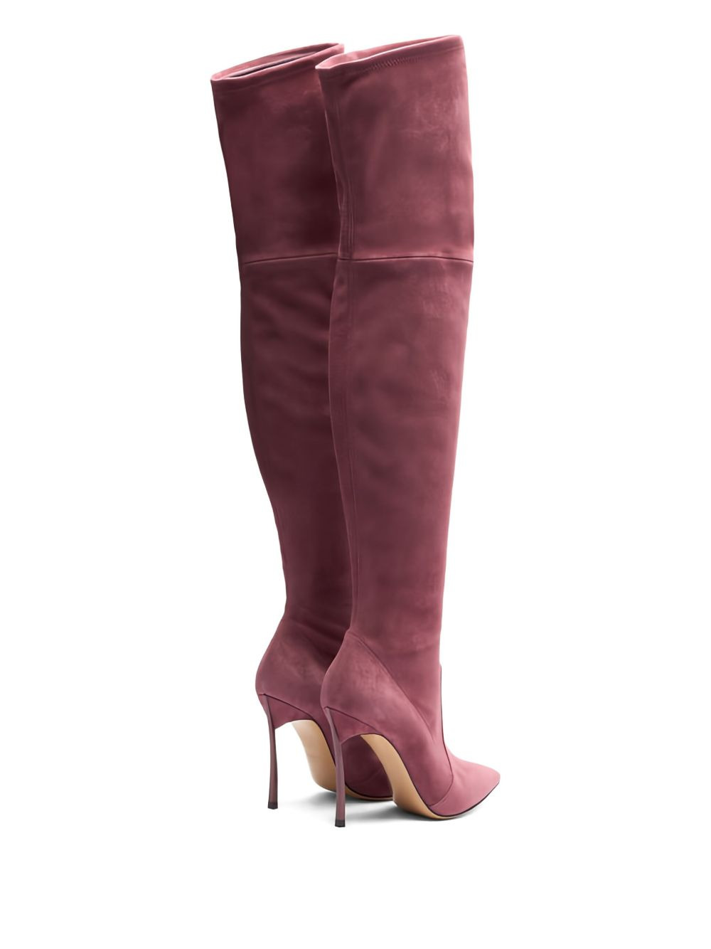 10mm over-the-knee suede boots - 3
