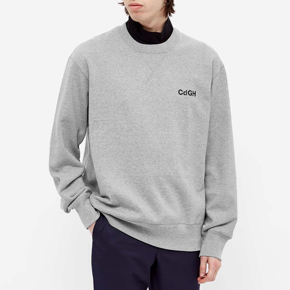 Comme Des Garcons Homme Logo Crew Sweat - 4