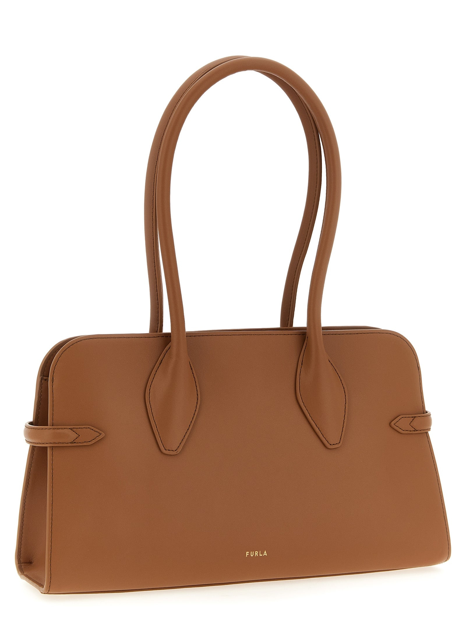 Furla Goccia Dome M Shoulder Bags Brown - 2