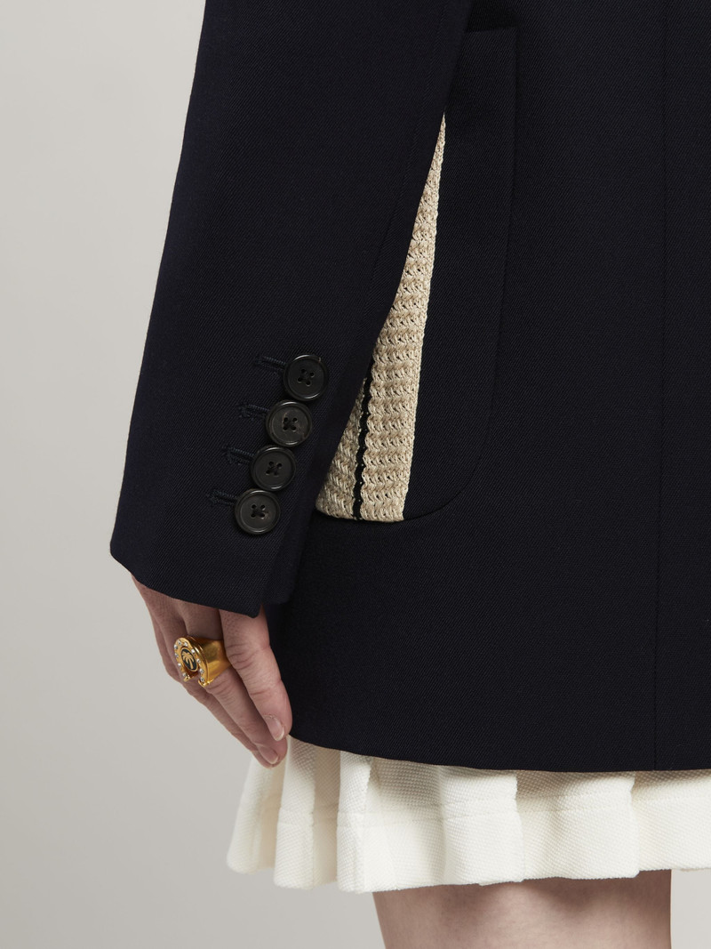 Wool Blend Blazer 6
