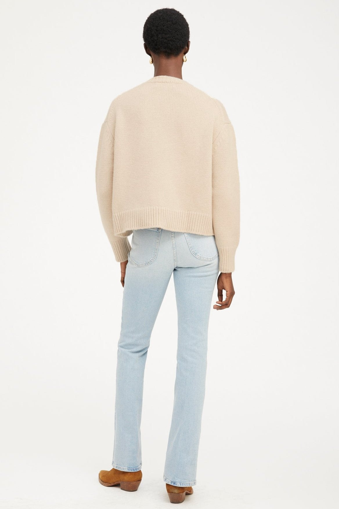OAT HEAVY CASHMERE SWEATER - 7