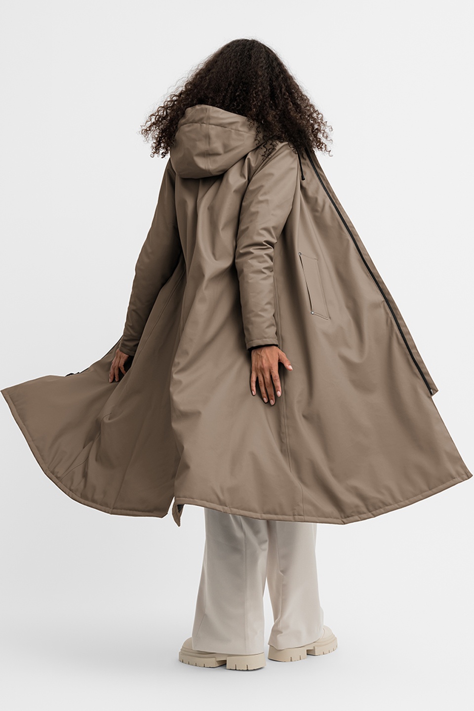 Mosebacke Long Winter Jacket Mole - 13