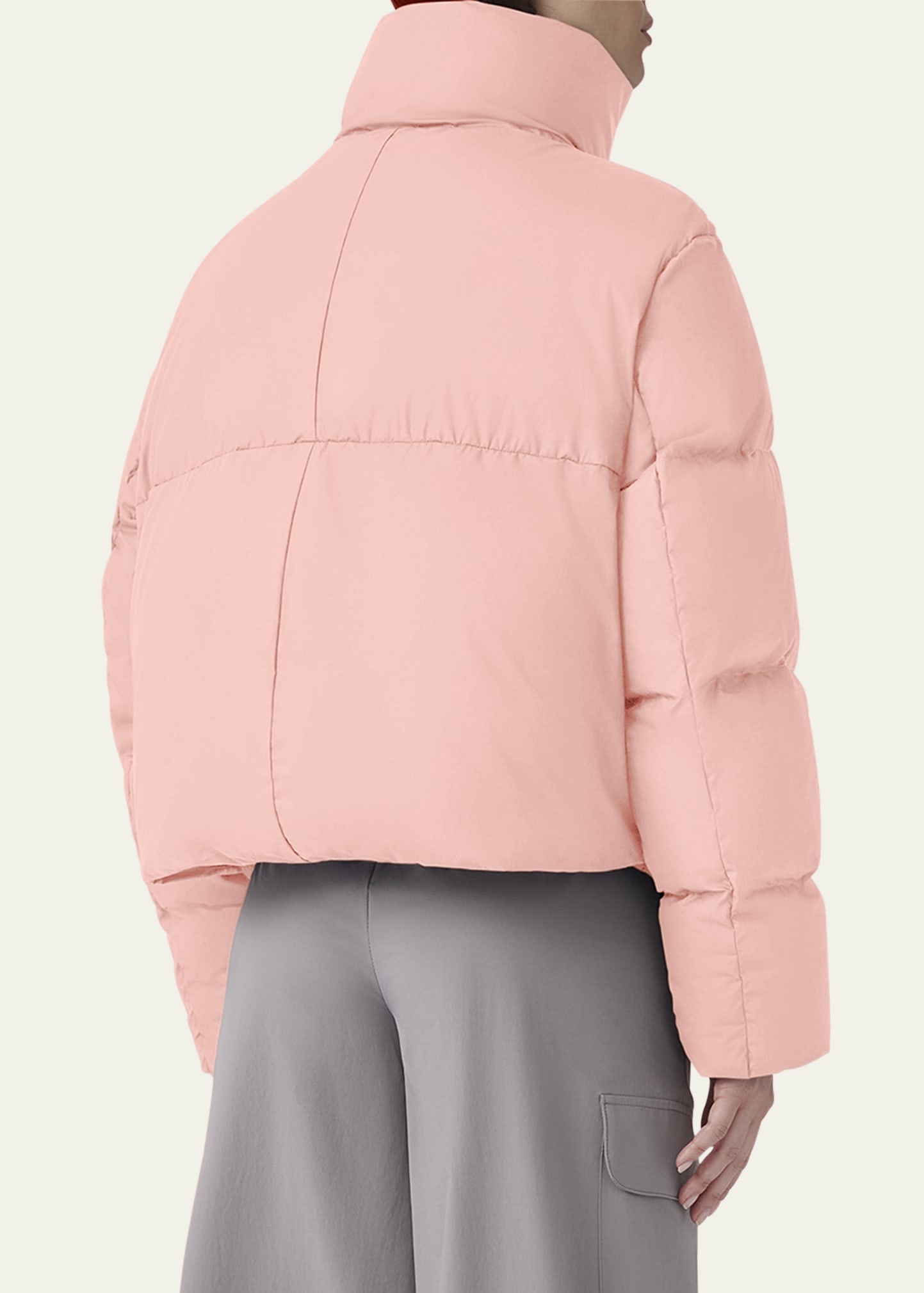 Garnet Cropped Puffer - 3