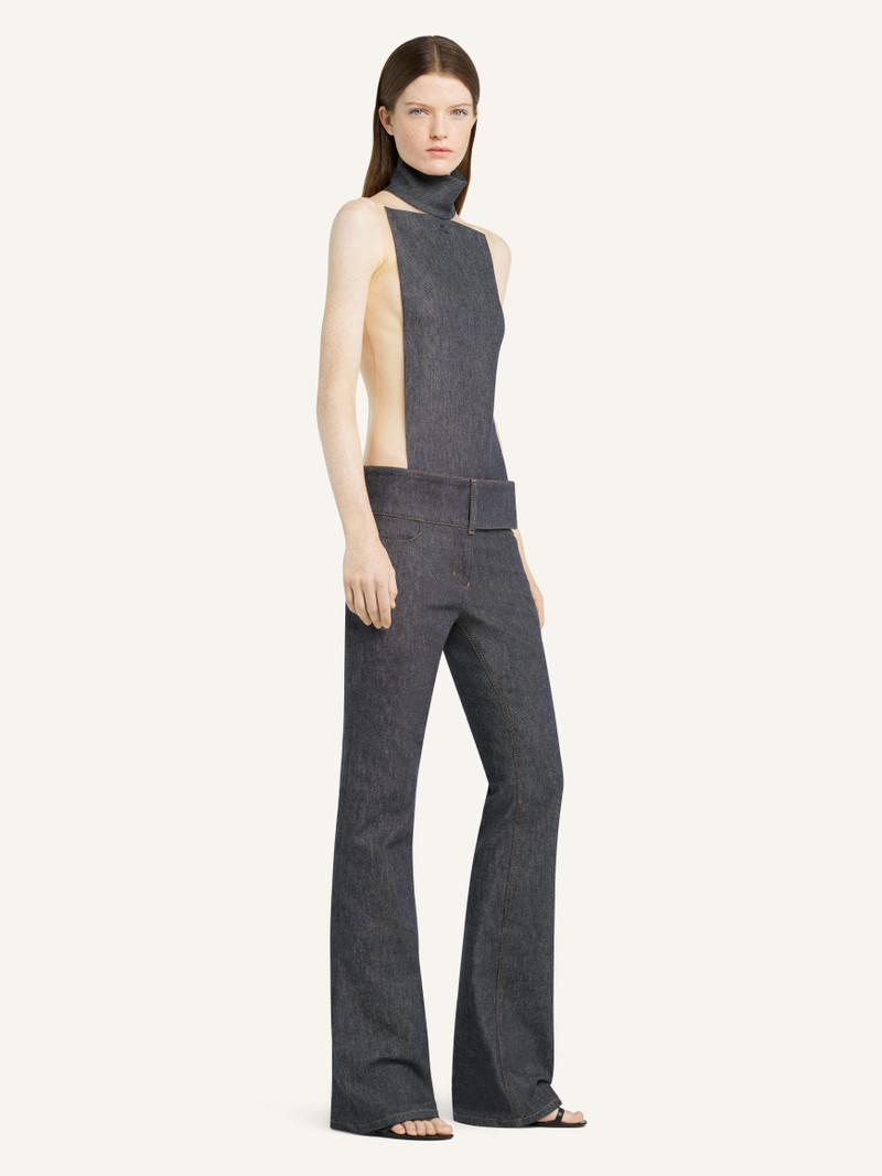 ILLUSION MOCKNECK DENIM 바디 수트 3