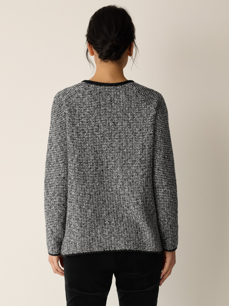Peruvian Cotton Cloud Jewel Neck Top 4