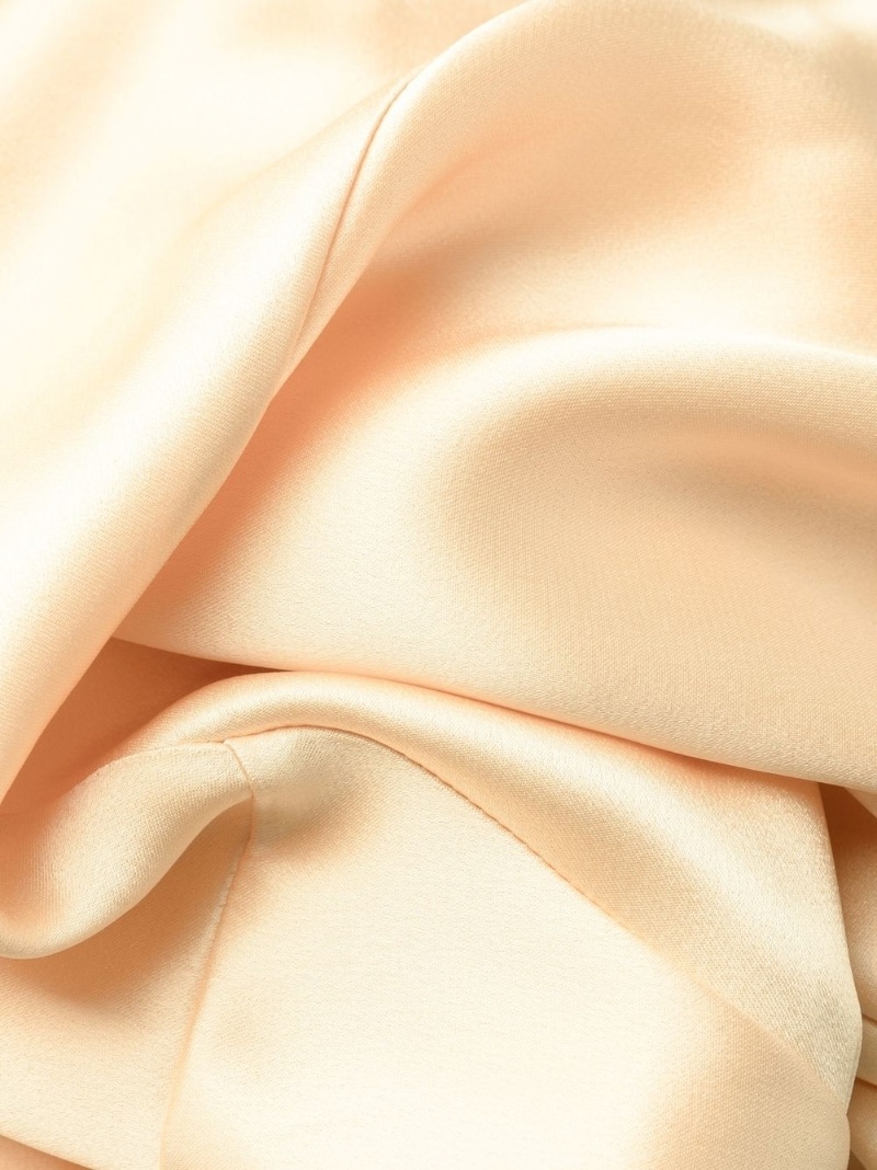 ring-detail satin maxi dress - 6