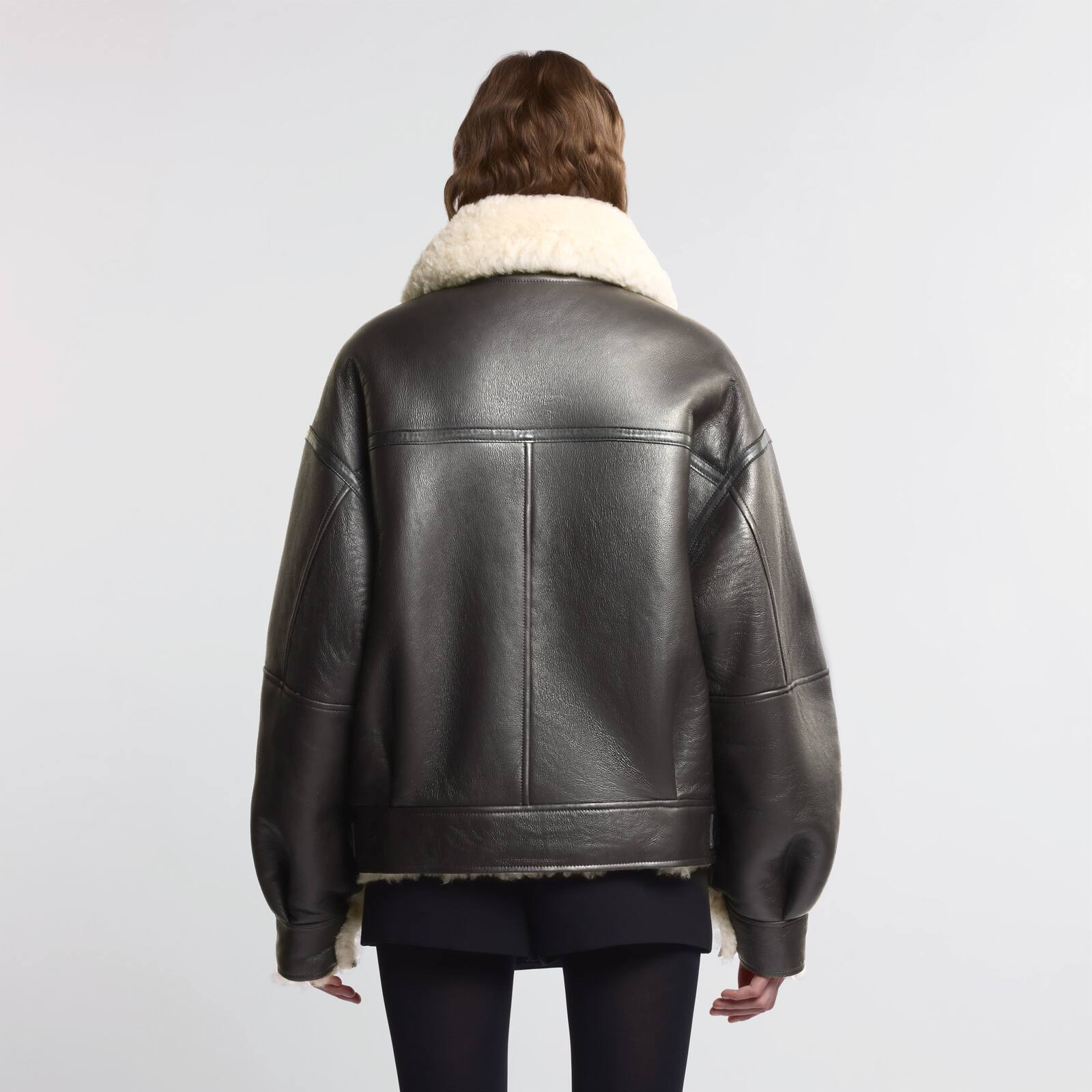 Jacket in reversible shearling - 5