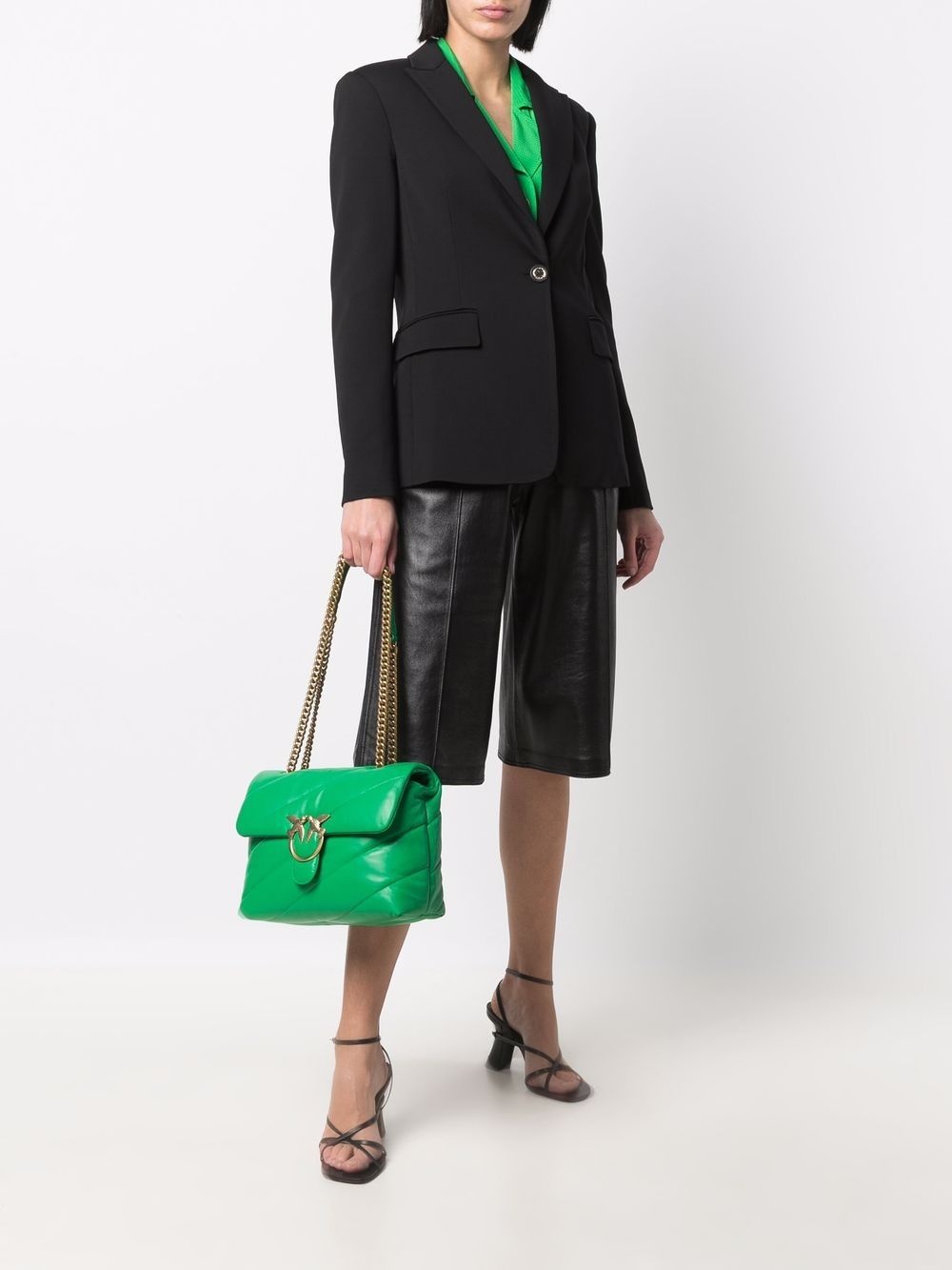 single-breasted fitted blazer - 2