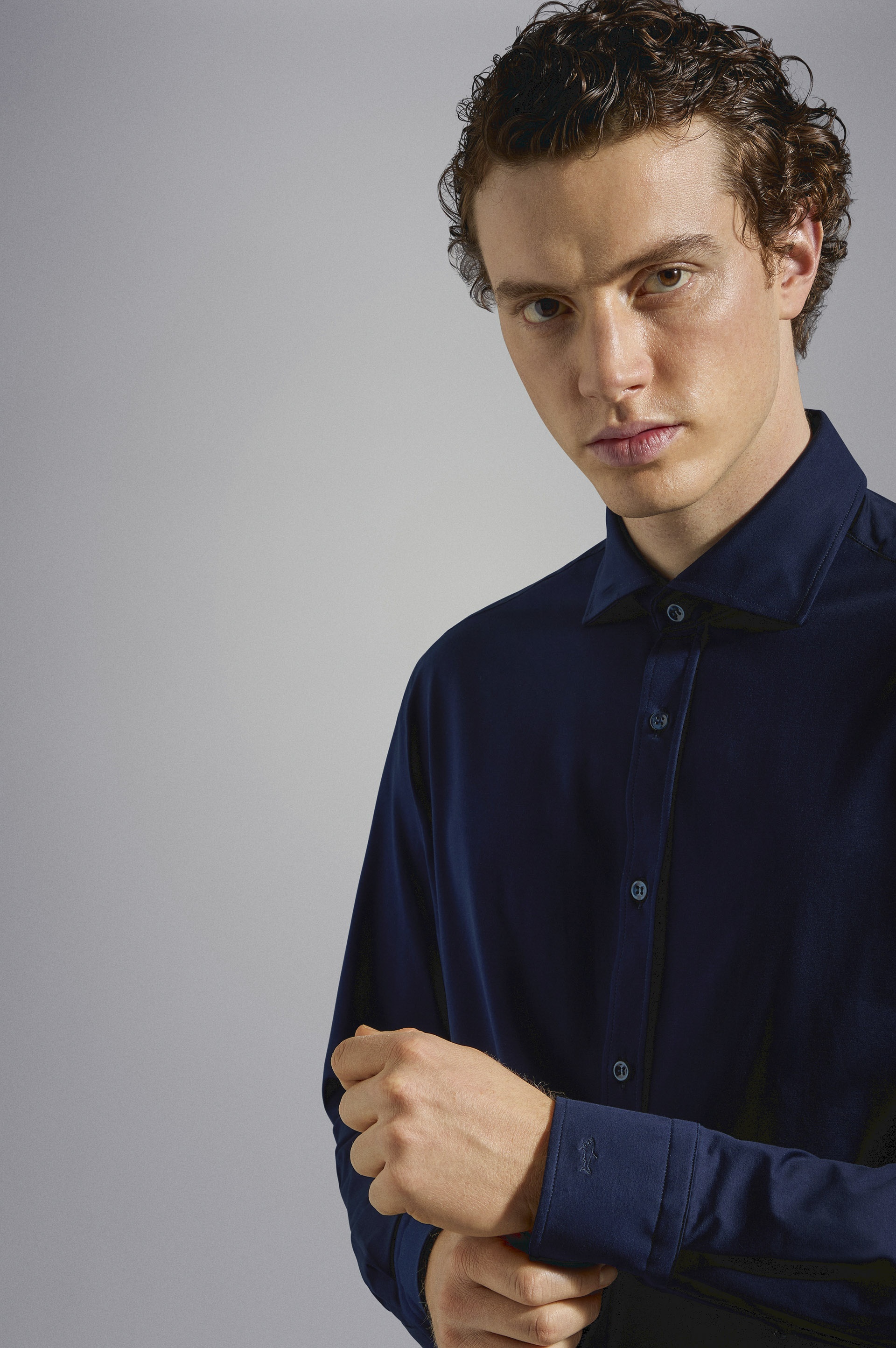 STRETCH COTTON SHIRT - 4