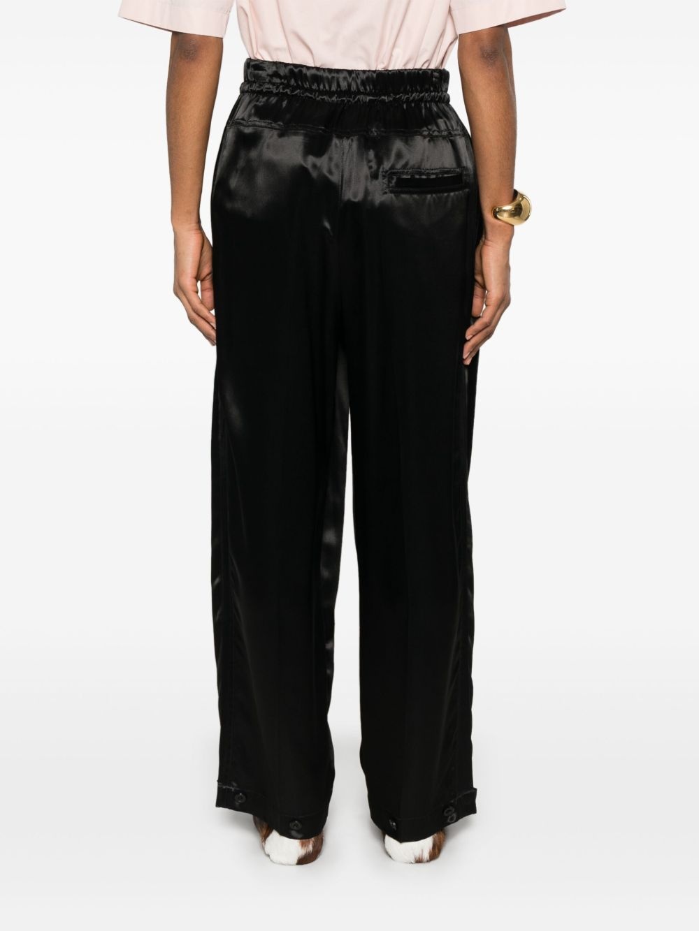 satin palazzo pants - 4