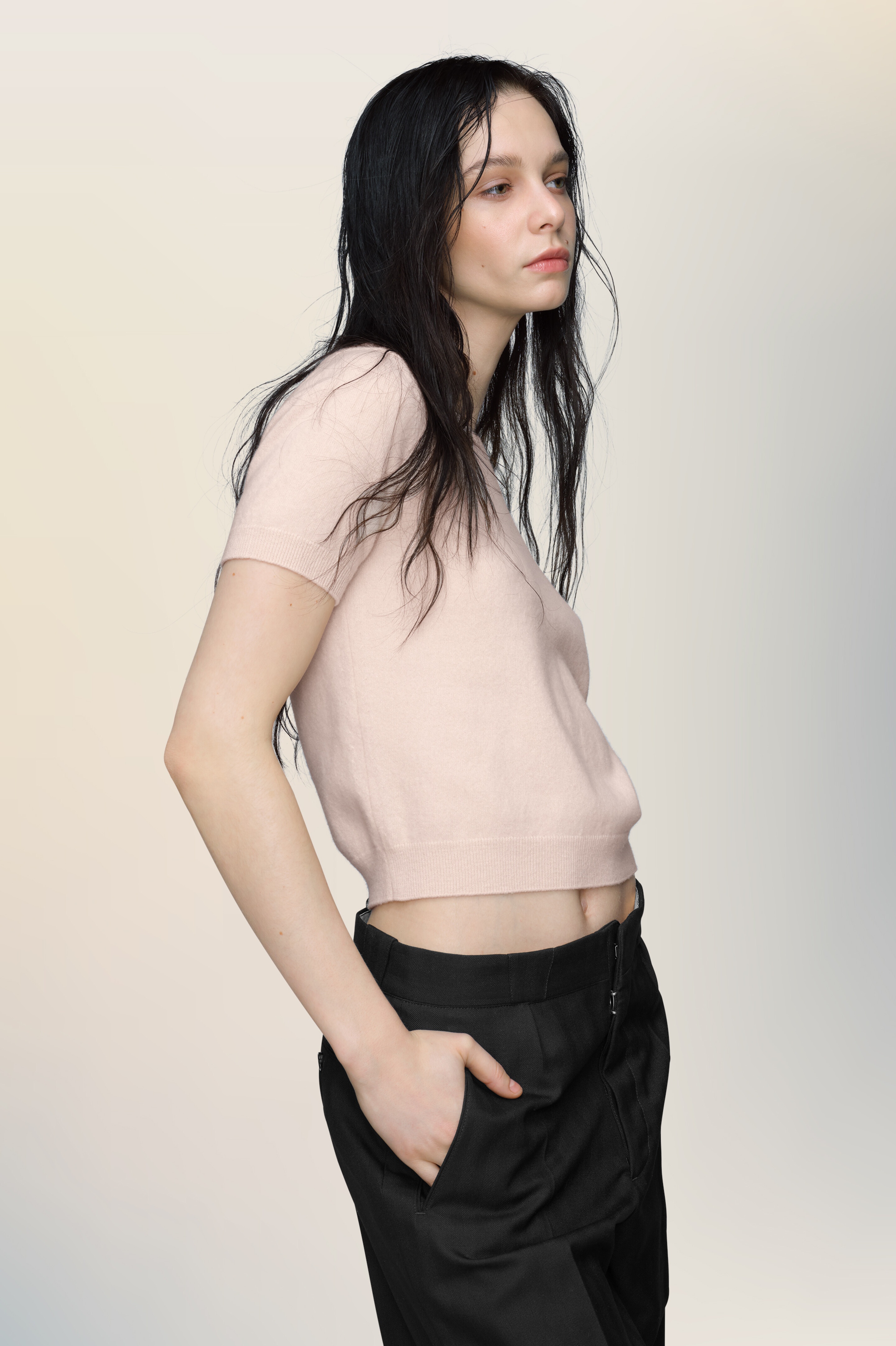 Crewneck knit top - 4