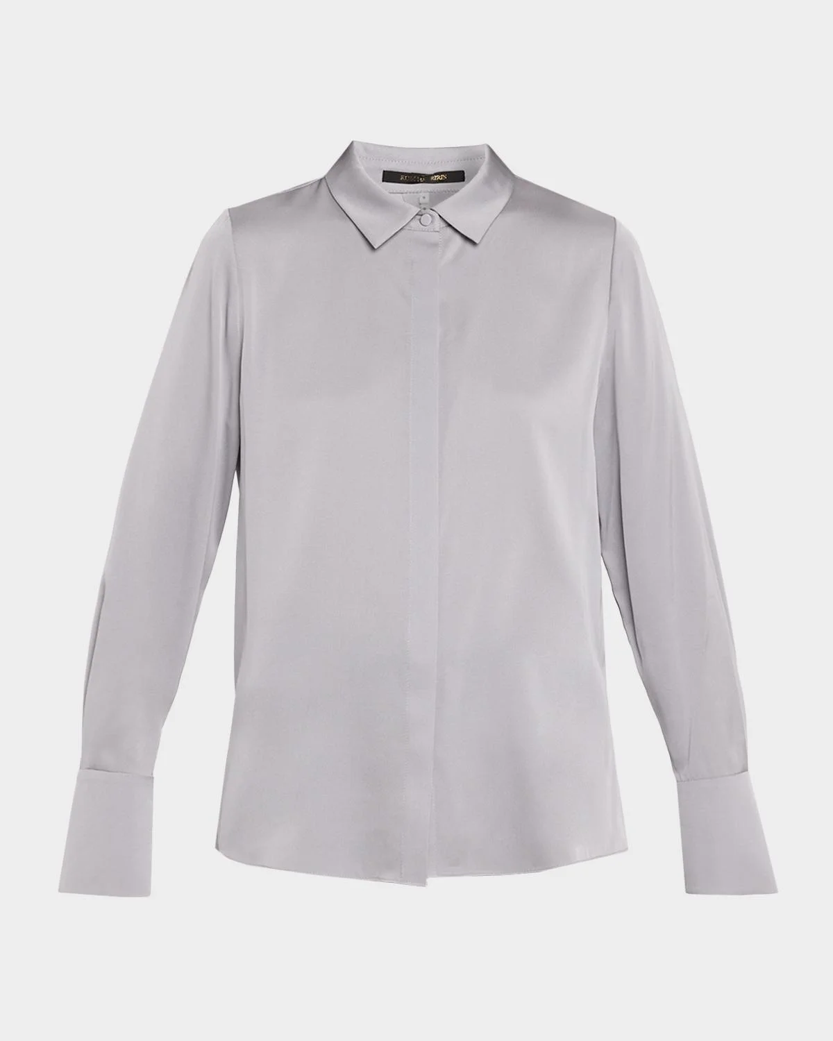 Larissa Split-Cuff Button-Down Blouse - 1