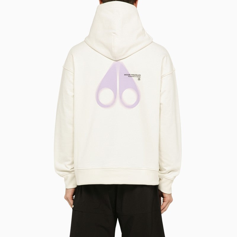 Moose Knuckles Damien Hoodie White Men - 3