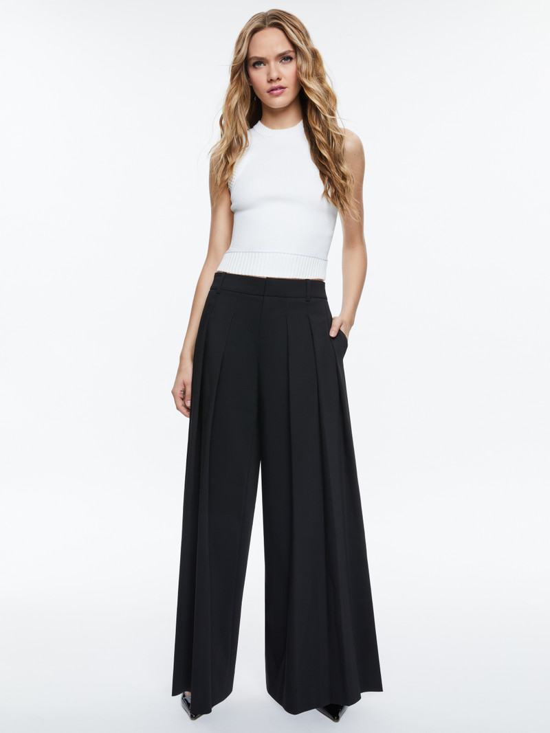 BLAIRE ULTRA LOW RISE PLEATED PANT 6