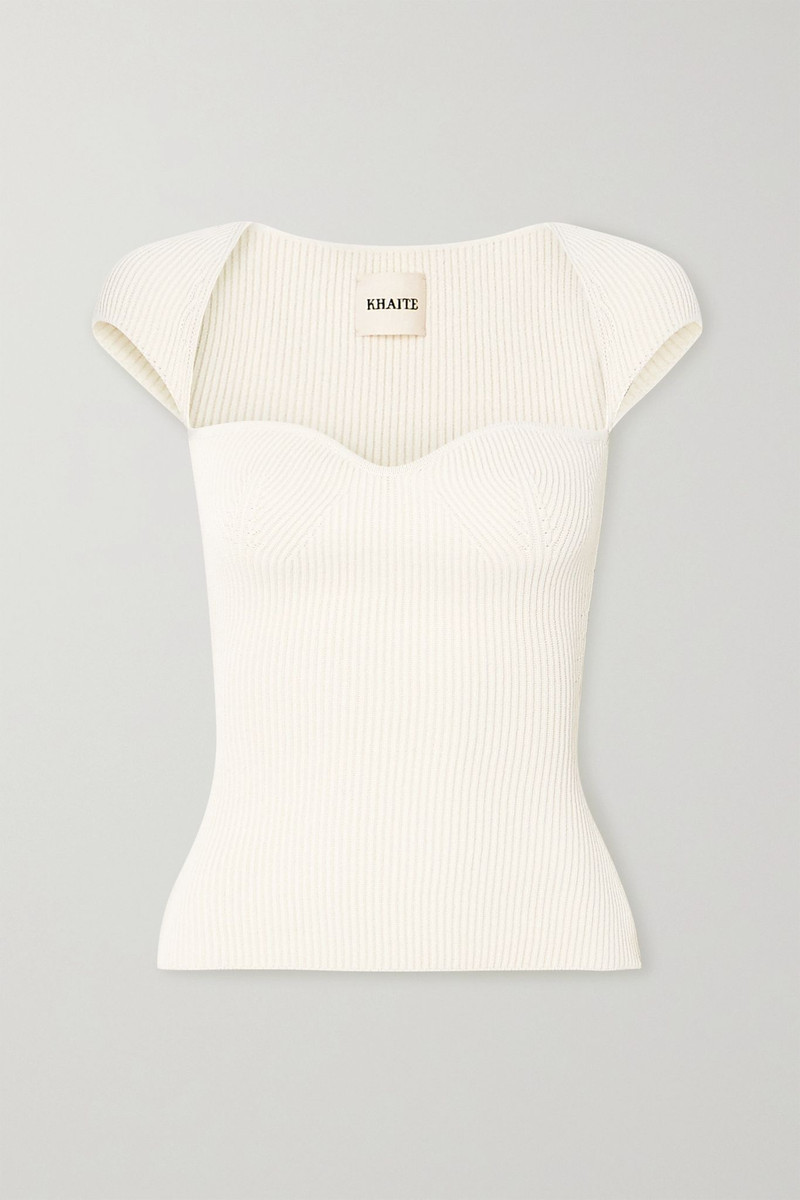 Ista ribbed-knit top 1