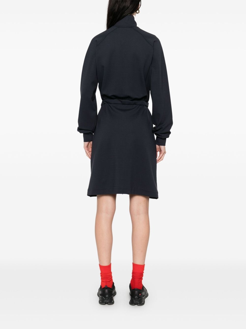 zip-up mini dress - 4