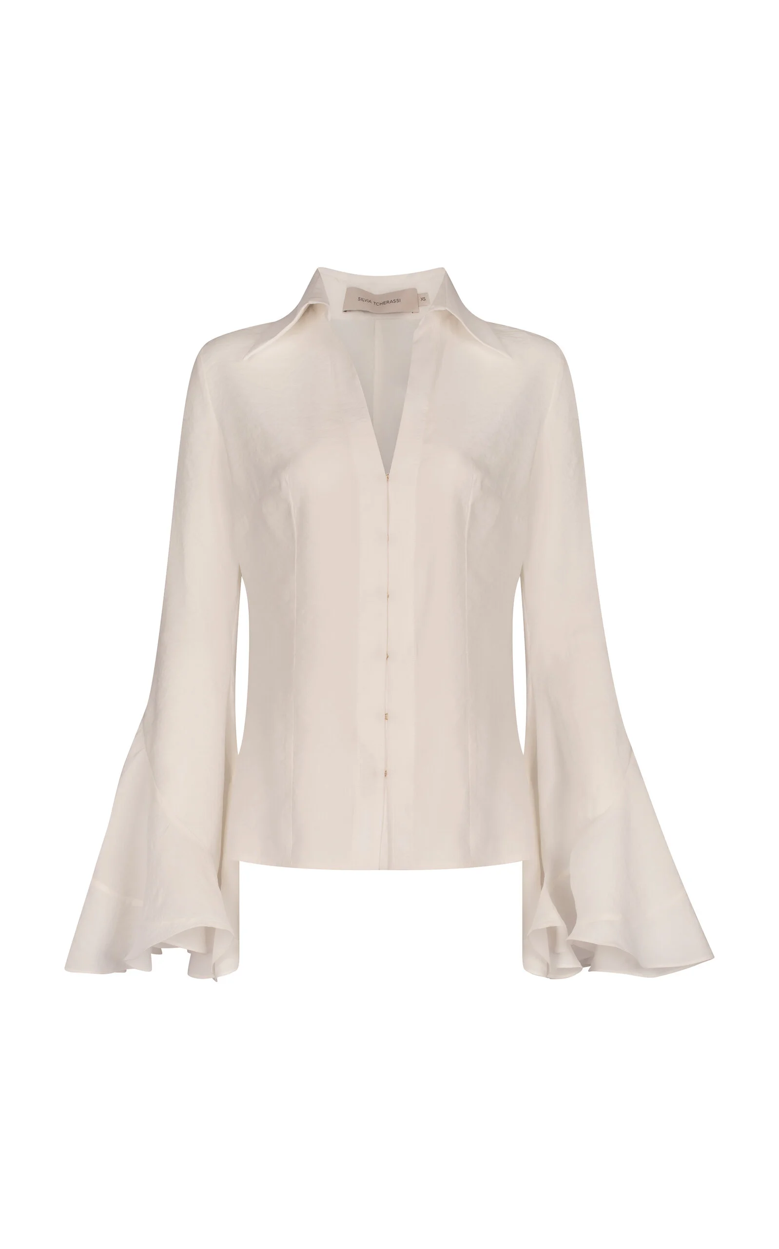Reggie Georgette Shirt white - 1