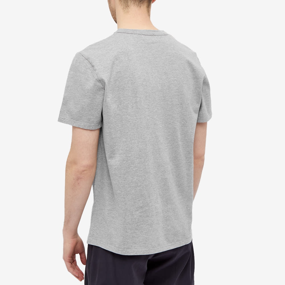 Maison Kitsuné Navy Fox Patch Classic Tee - 4