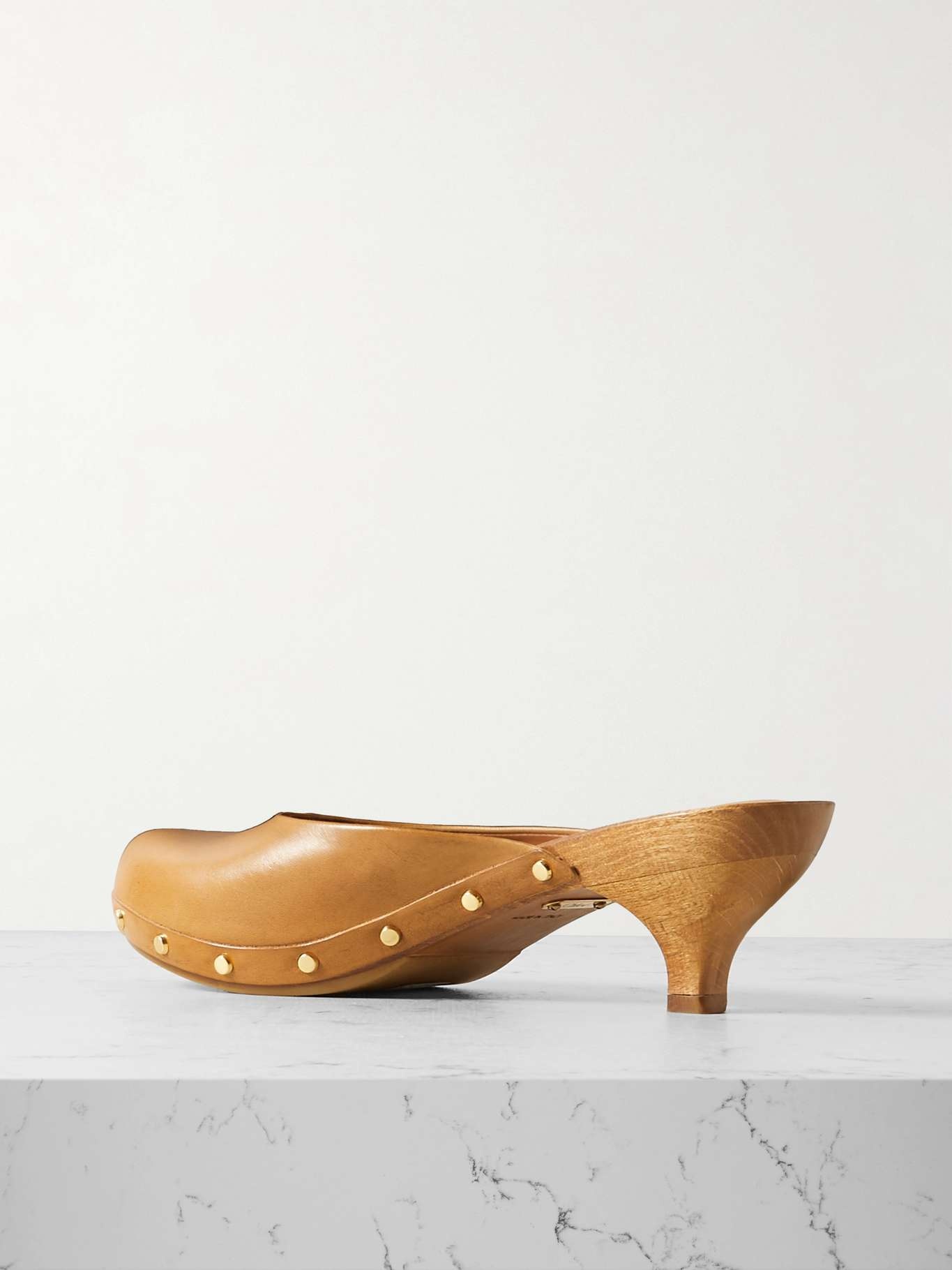 Studded leather mules - 3