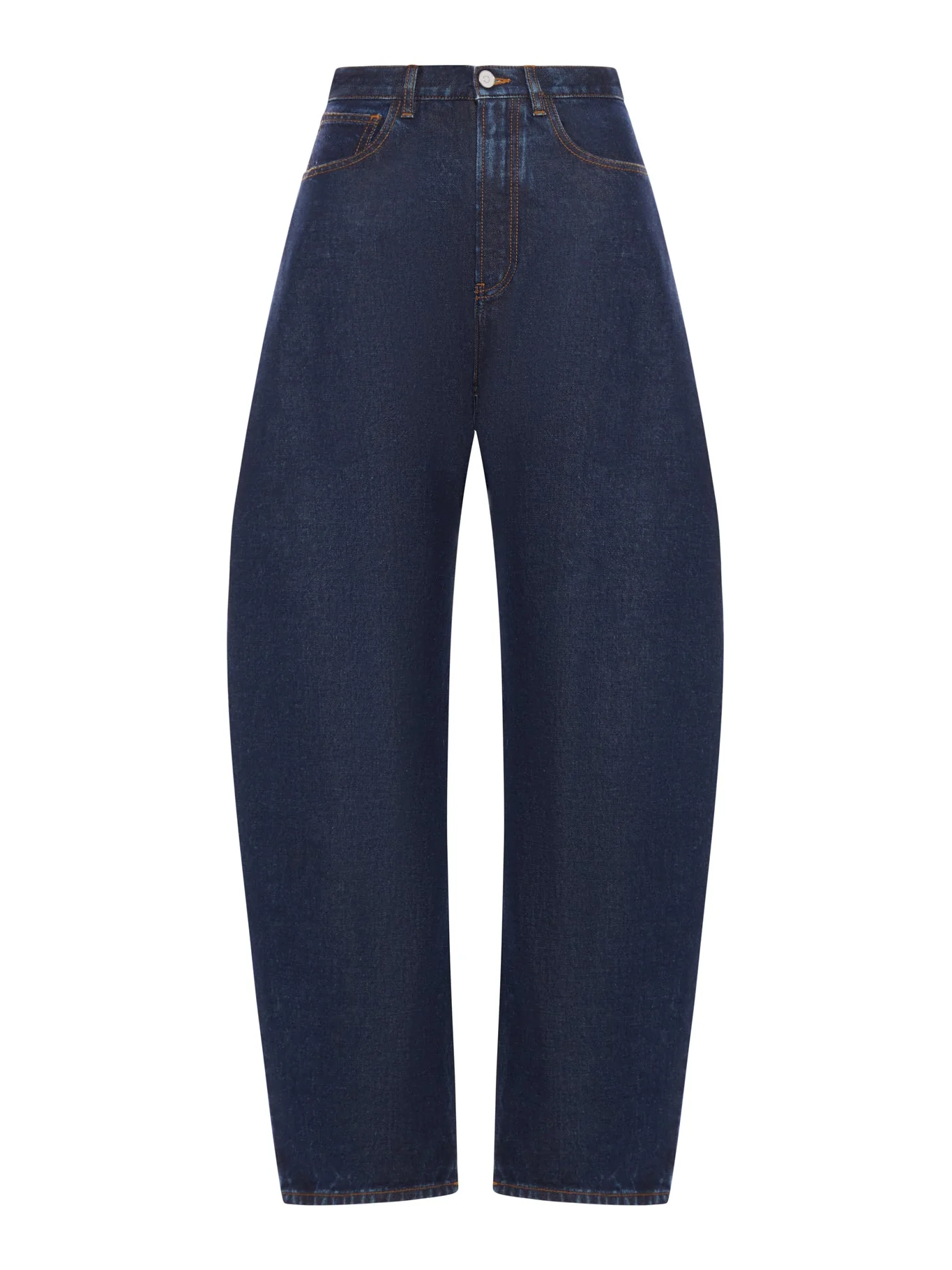 JEANS WITH ROUNDED DESIGN - 1