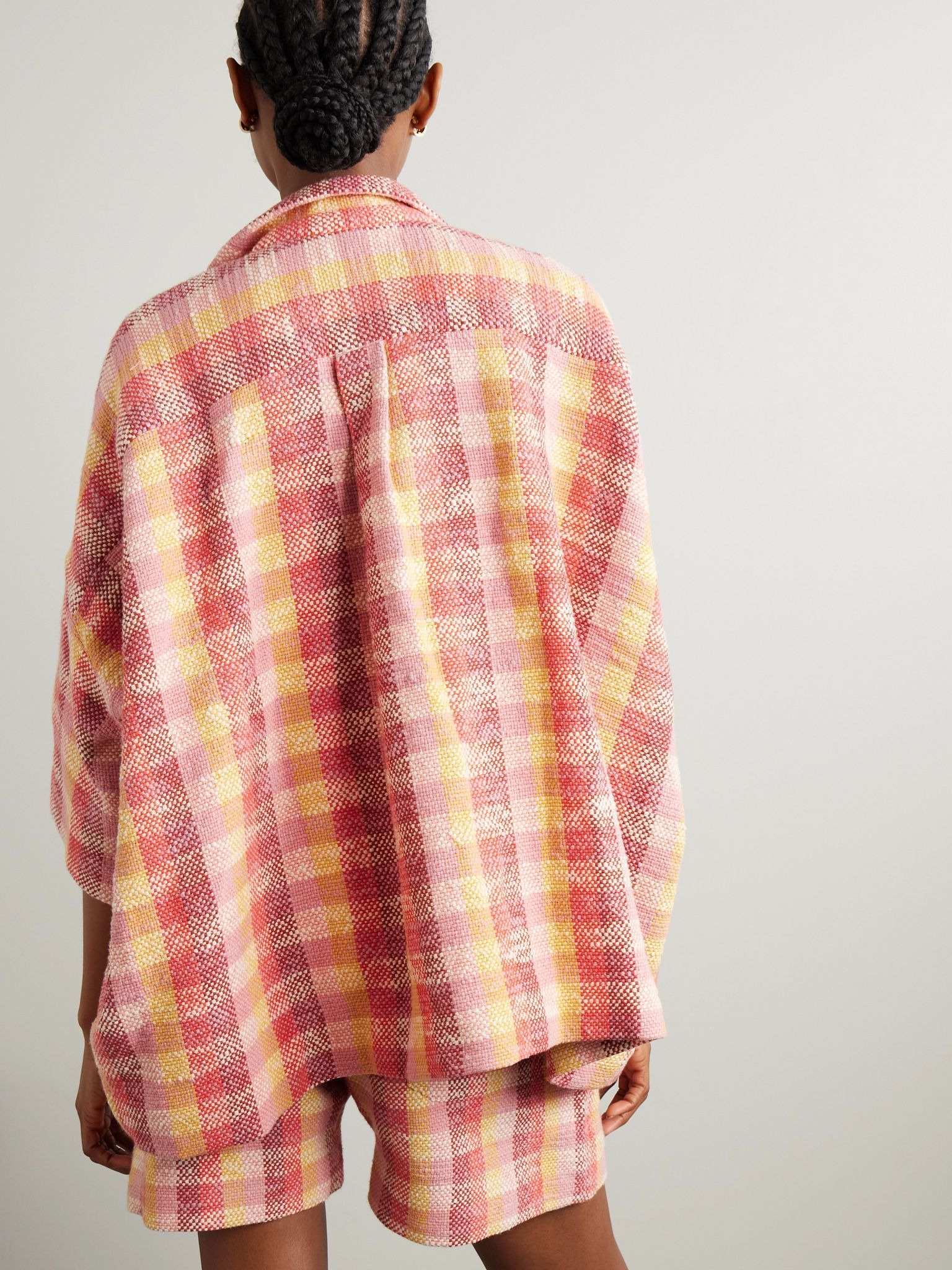 Camp checked cotton shirt Multi - 3