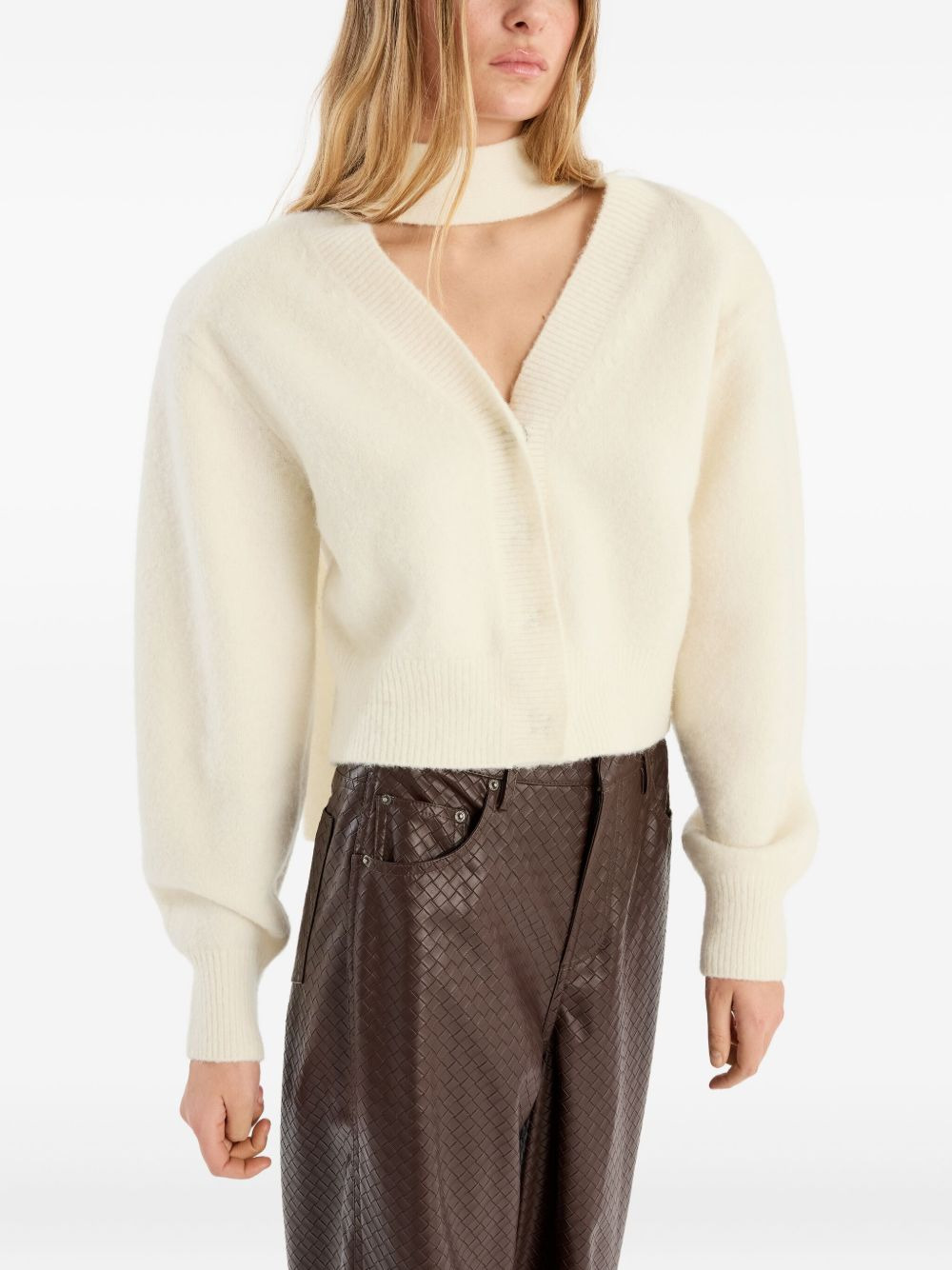 woven five-pocket trousers - 4