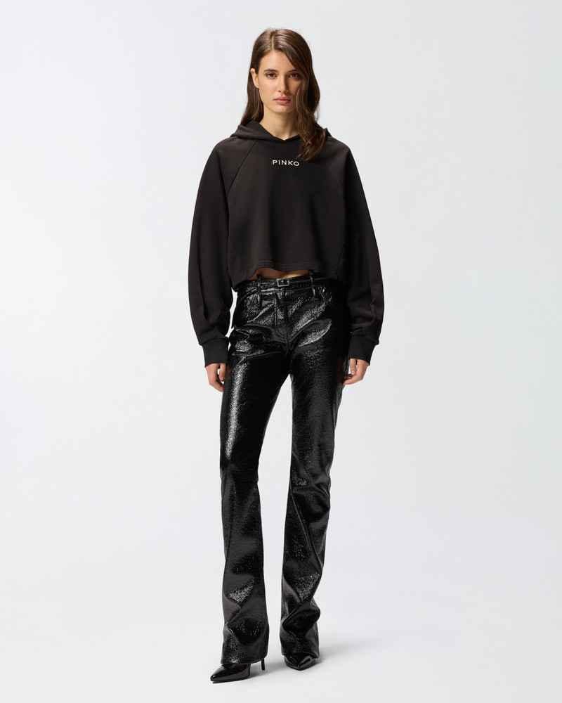 CROPPED SWEATSHIRT WITH EMBROIDERY 4