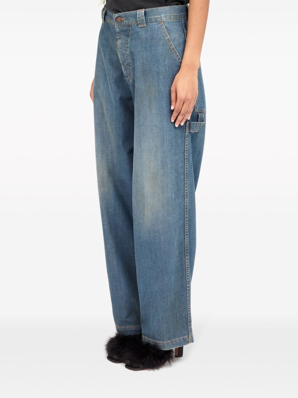 Denim cotton jeans - 5