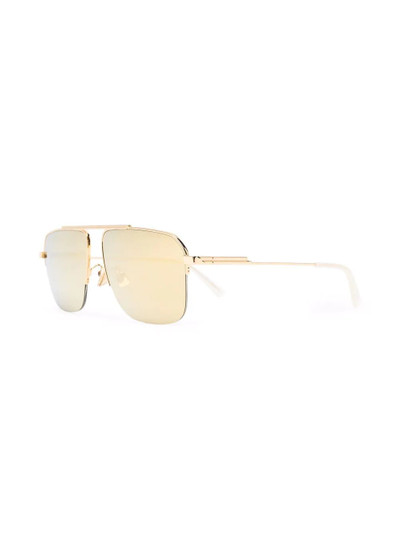 Bottega Veneta Bond rectangular-frame sunglasses outlook