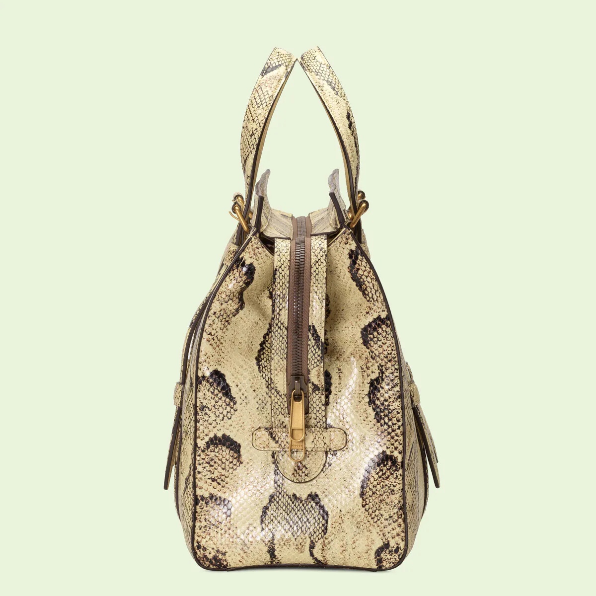 Python tote bag with Double G - 6
