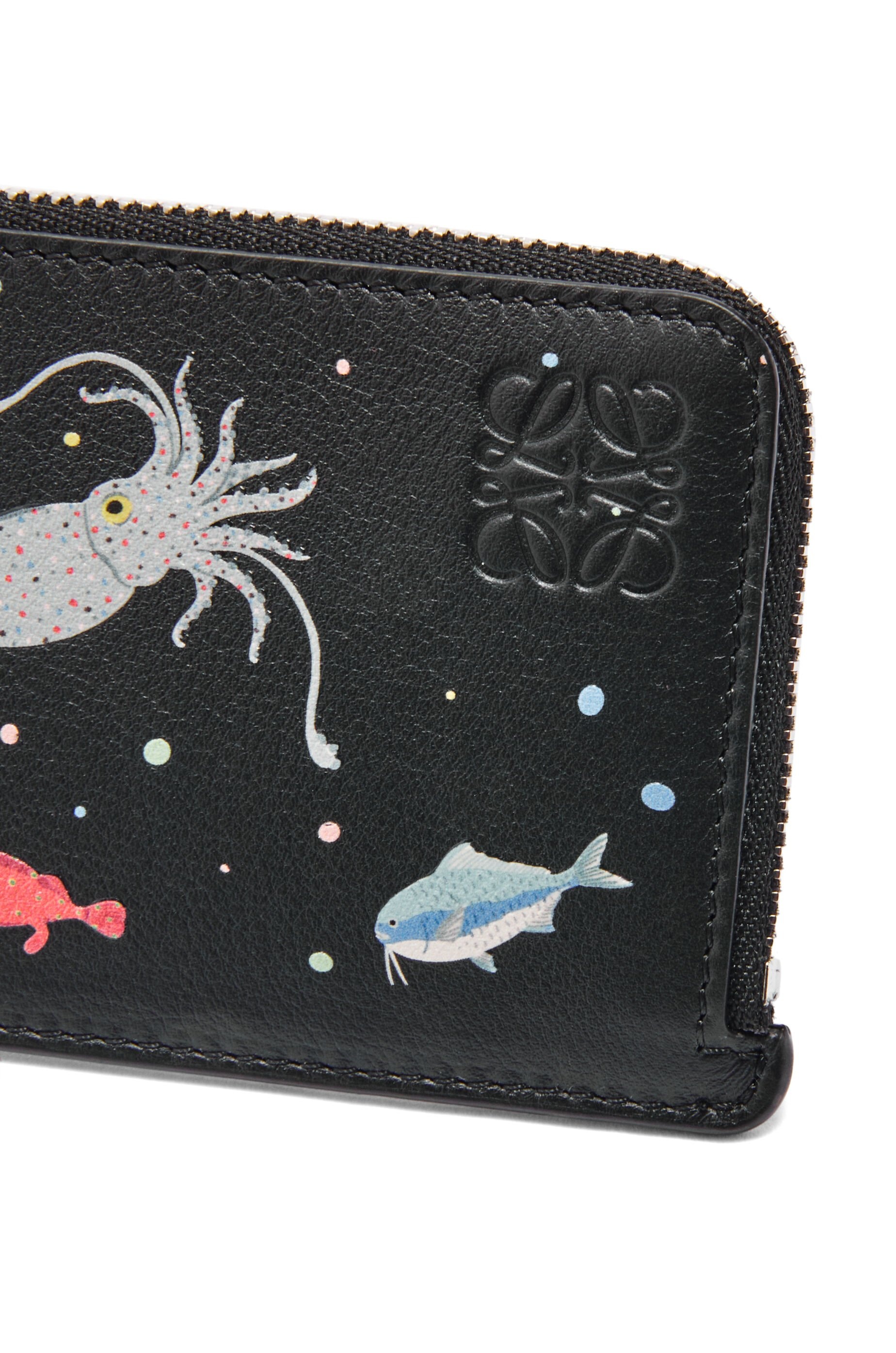 Deep Sea coin cardholder in nappa calfskin - 4