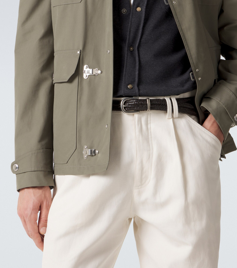 Brunello Cucinelli Woven leather belt outlook
