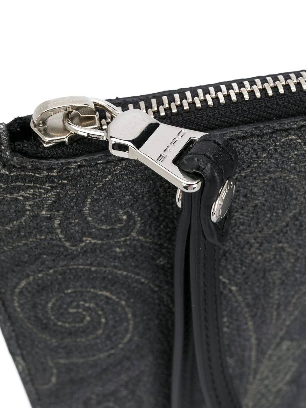 paisley embossed clutch bag - 4