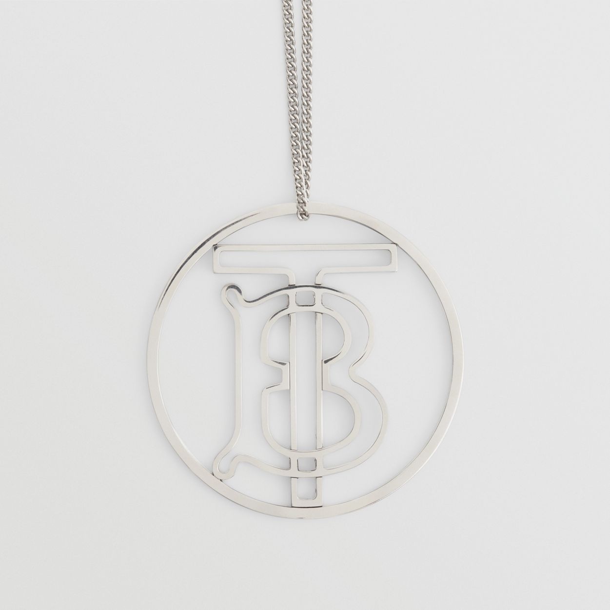 Palladium-plated Monogram Motif Necklace - 2