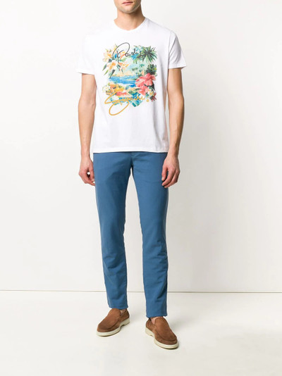 Etro floral print short-sleeve T-shirt outlook