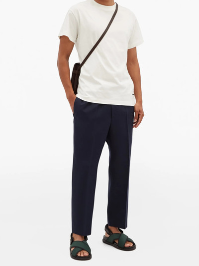 Jil Sander Elasticated-waist wool-twill trousers outlook