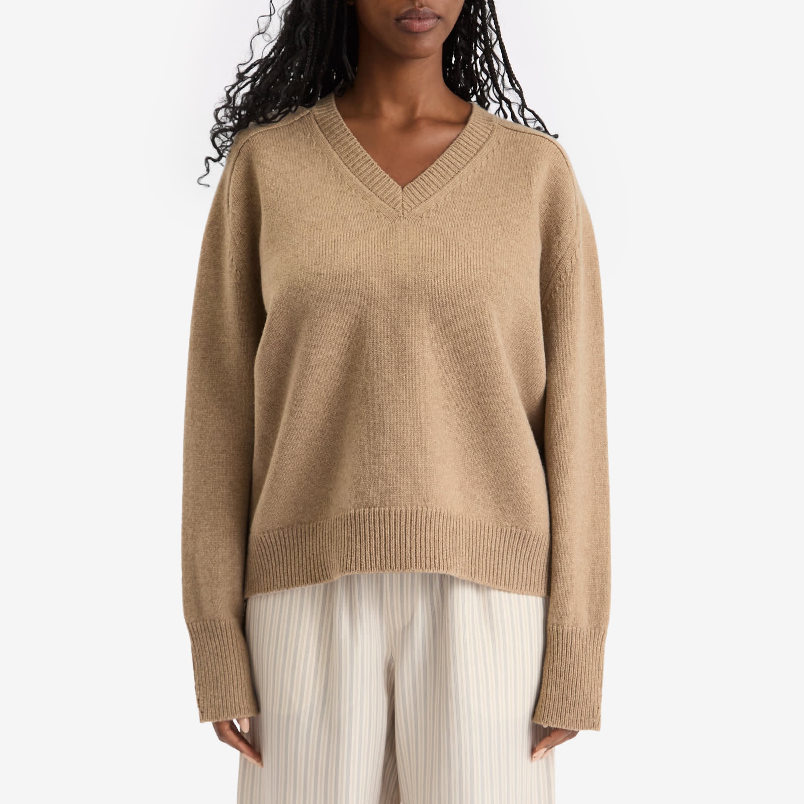 Róhe Cape V-Neck Wrap Jumper - 2