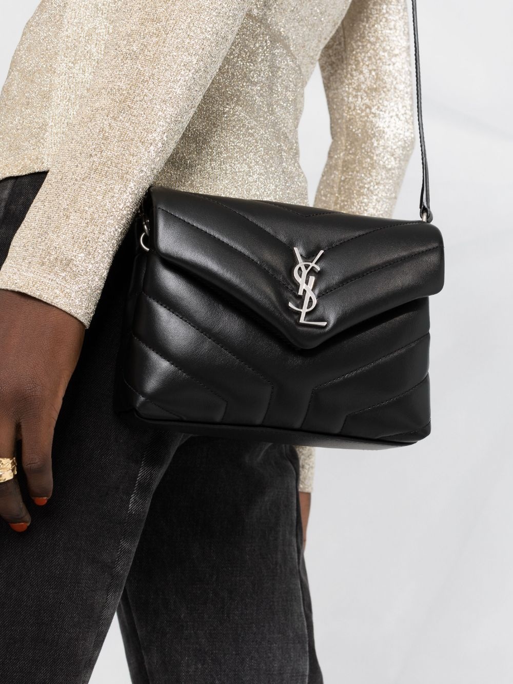 【Saint Laurent】MG TOYSBLOULOU CALF◆678401DV708 SAINT LAURENT Loulou Toy crossbody bag | REVERSIBLE