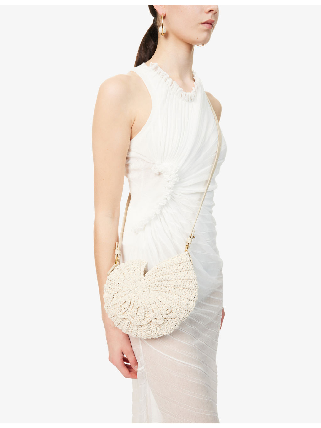 Sea Treasures Crochet-Knit Shoulder Bag - 2