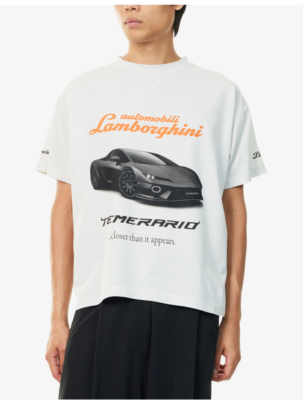 Balenciaga x Automobili Lamborghini Boxy-Fit Cotton-Jersey T-Shirt - 3
