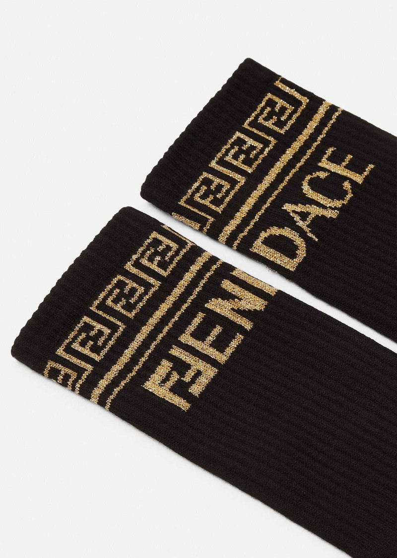 VERSACE Fendace Logo Socks outlook