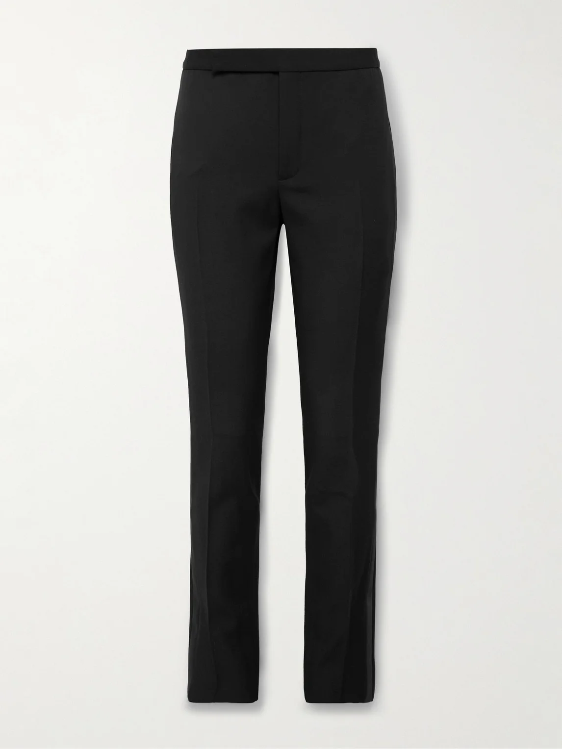 Slim-Fit Virgin Wool Grain de Poudre Trousers - 1