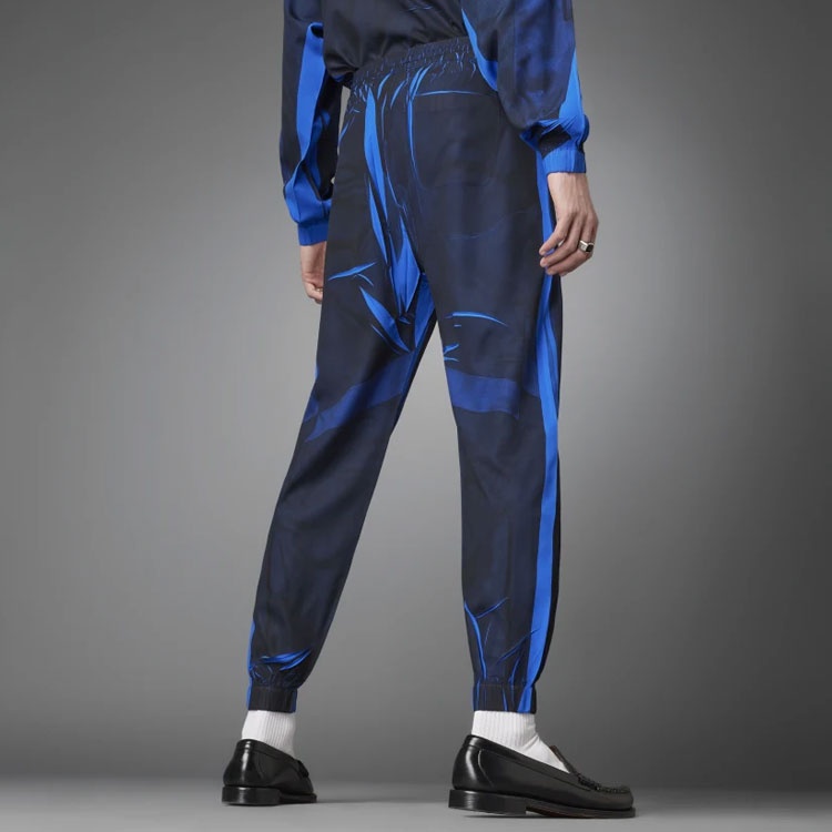 Men's adidas originals x Blue Version Crossover SS22 Casual Colorblock Splicing Logo Sports Pants HD - 4