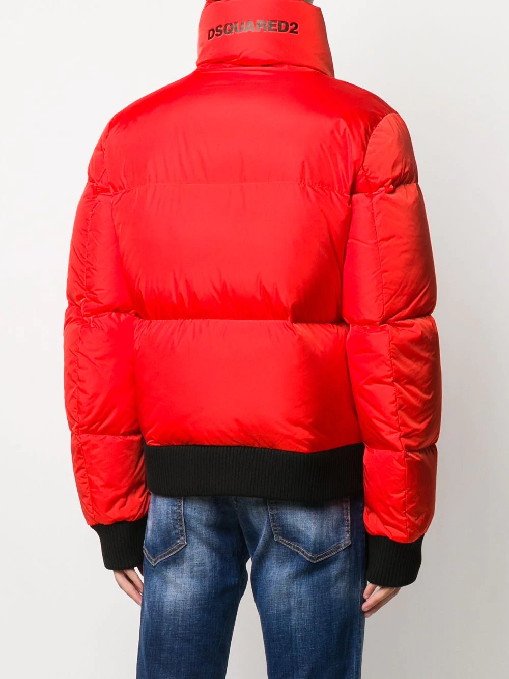 high-neck puffer jacket - 4