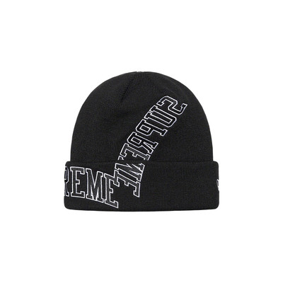 Supreme Supreme x New Era Multi Arc Beanie 'Black' outlook