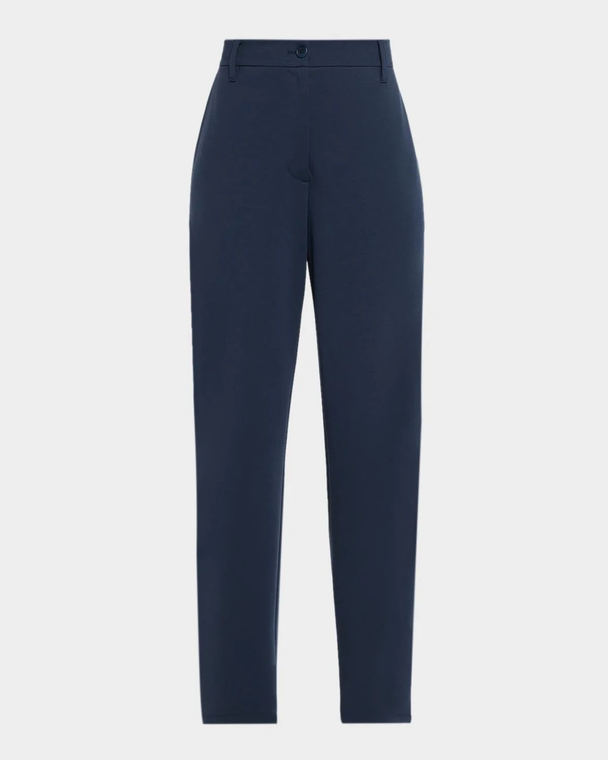 Tapered Double-Knit Trousers - 1